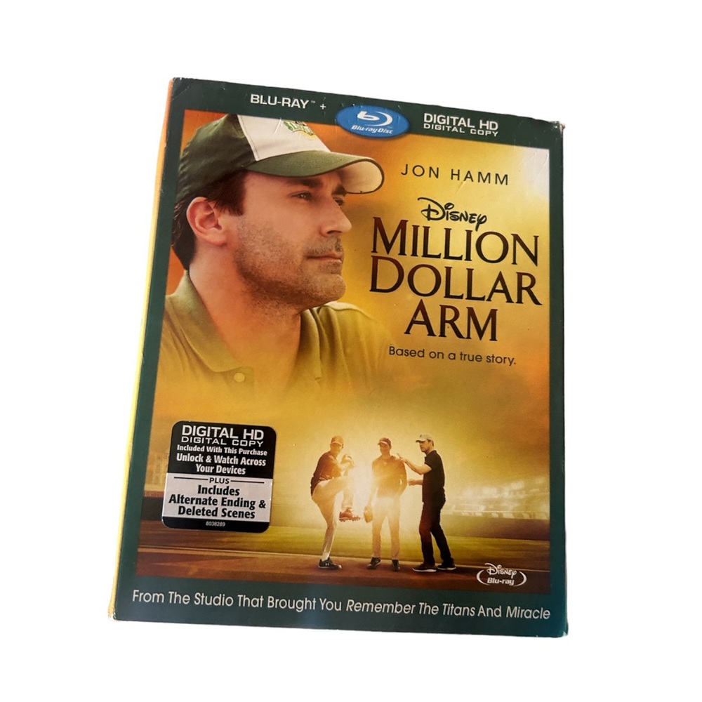 Million Dollar Arm Bluray DVD Disney